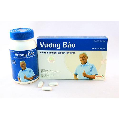 VƯƠNG BẢO HỖ TRỢ TỐT CHO NAM GIỚI CÓ PHÌ ĐẠI TIỀN LIỆT TUYẾN, HỘP 20 VIÊN