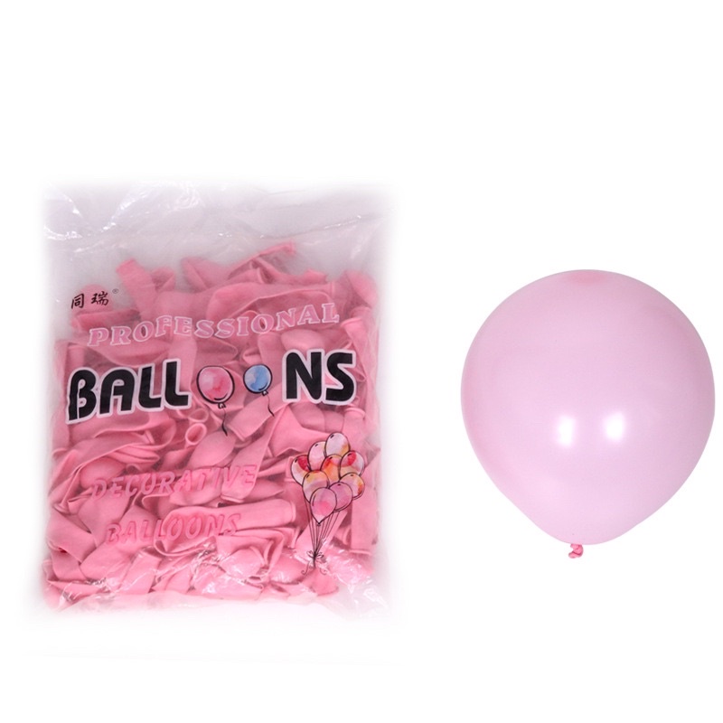 [Tặng Kèm Cánh Hoa Hồng Lụa] Set Bóng Bay Trang Trí Phòng Cưới Happy Wedding MD02 Màu Hồng Nhẹ Nhàng