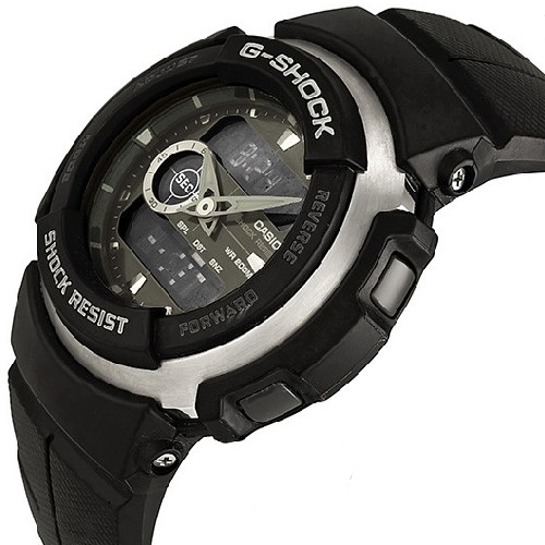 Đồng hồ Nam Casio G-Shock dây nhựa điện tử G-300-3AVHDR - Chính hãng Casio Anh Khuê