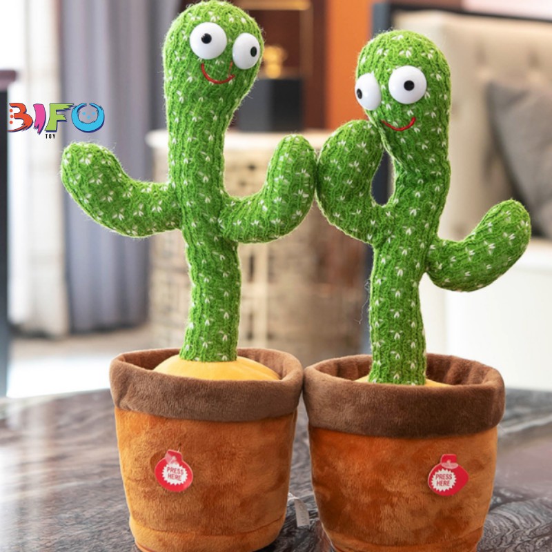 Đồ chơi xương rồng nhảy múa uốn lượn Dancing Cactus phát ra âm thanh vui nhộn biết nhại tiếng