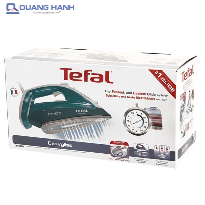 Bàn là hơi nước Tefal FV3965 2400W Hãng phân phối