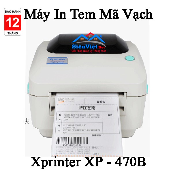 Máy In Đơn Hàng, In Mã Vận Chuyển Xprinter 470B