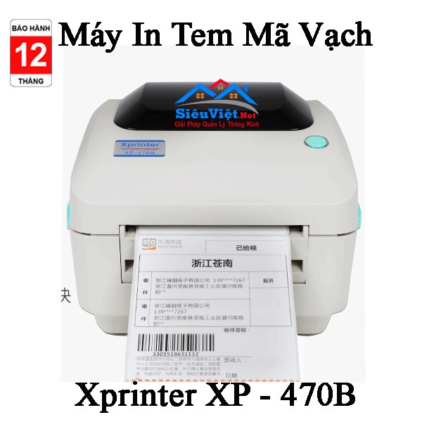 Máy In Đơn Hàng, In Mã Vận Chuyển Xprinter 470B ( In Tem Mã Vạch )