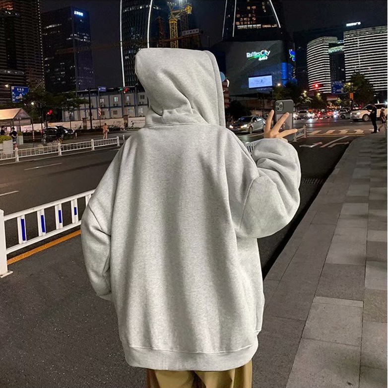 Áo khoác tay dài dáng rộng size M-4XL