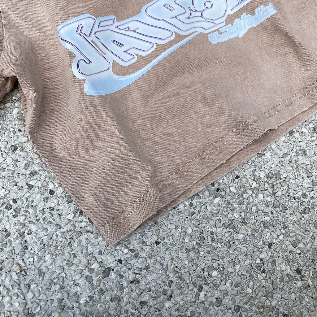 [Mã WASKT304 giảm 15% tối đa 30K đơn 99K] THELSTUDIOS - Áo Croptop Wash Nâu | BigBuy360 - bigbuy360.vn