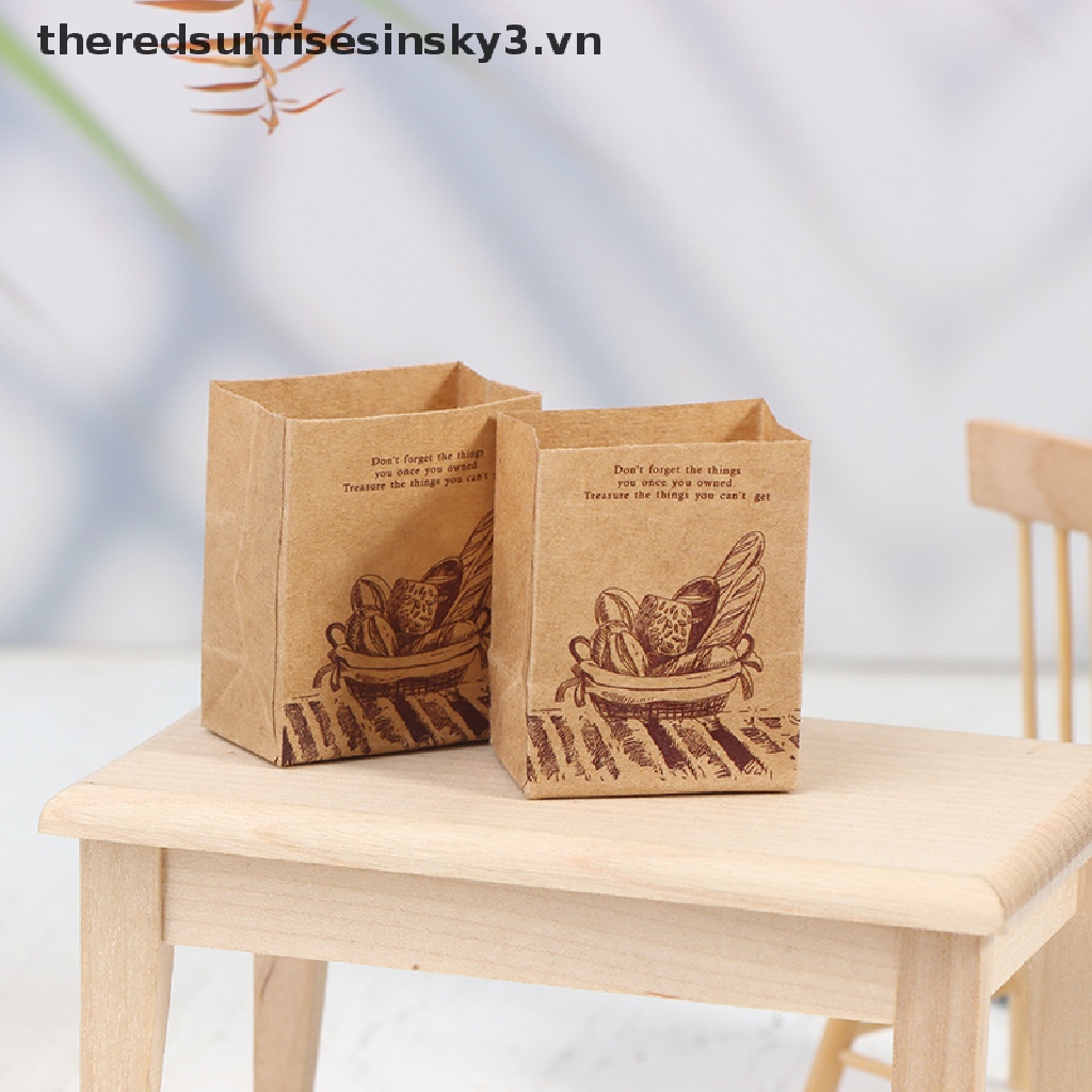 1 Túi Giấy Đựng Bánh Mì Đồ Chơi Búp Bê