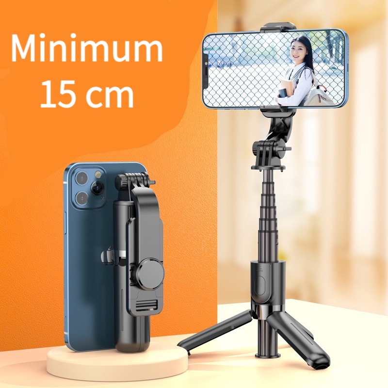 Gậy Tự Sướng Bluetooth L10 L11 Mini Cho Điện Thoại Điều Khiển Từ Xa