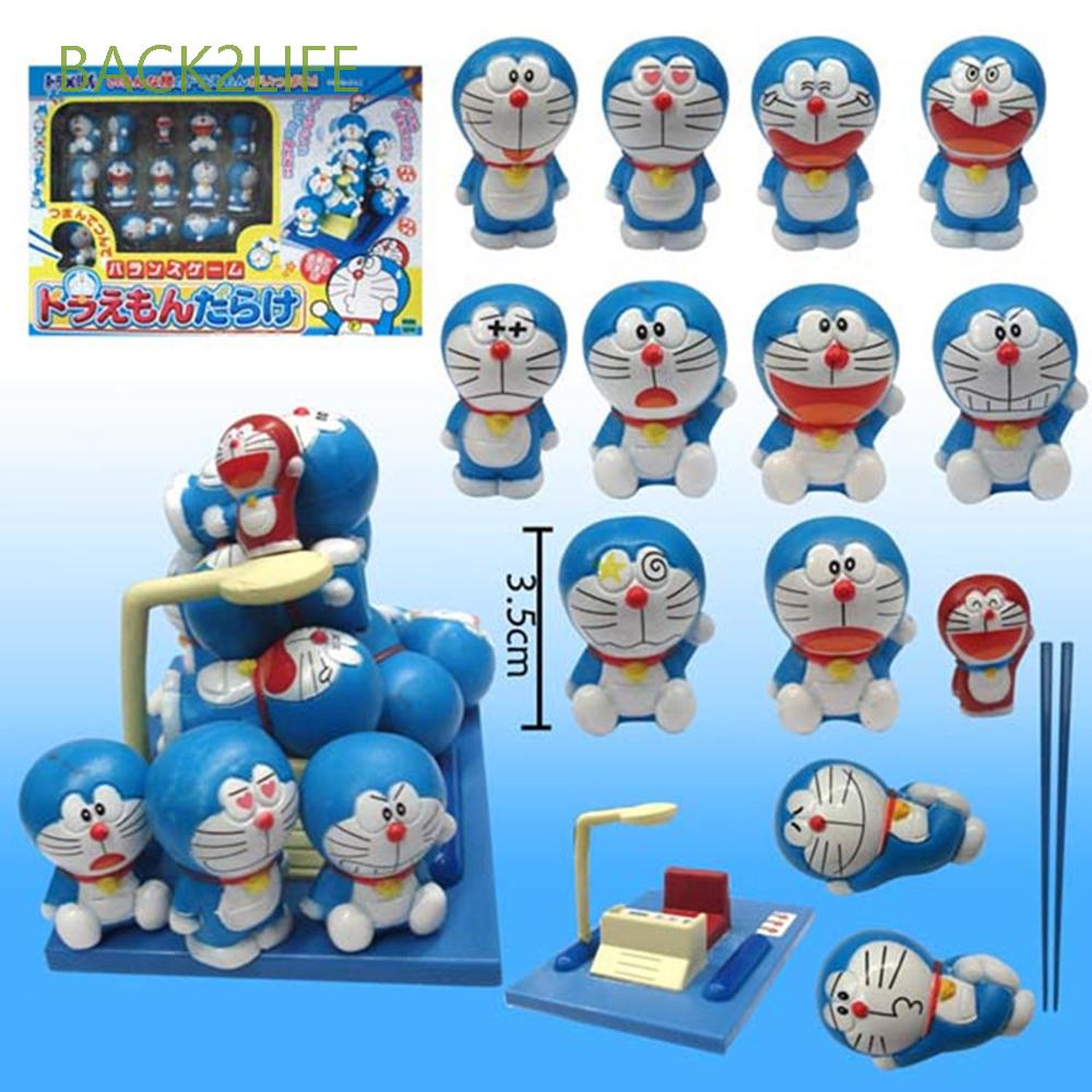 Set 2 Mô Hình Đồ Chơi Nhân Vật Hoạt Hình Doraemon Nhiều Màu Sắc Cho Bé