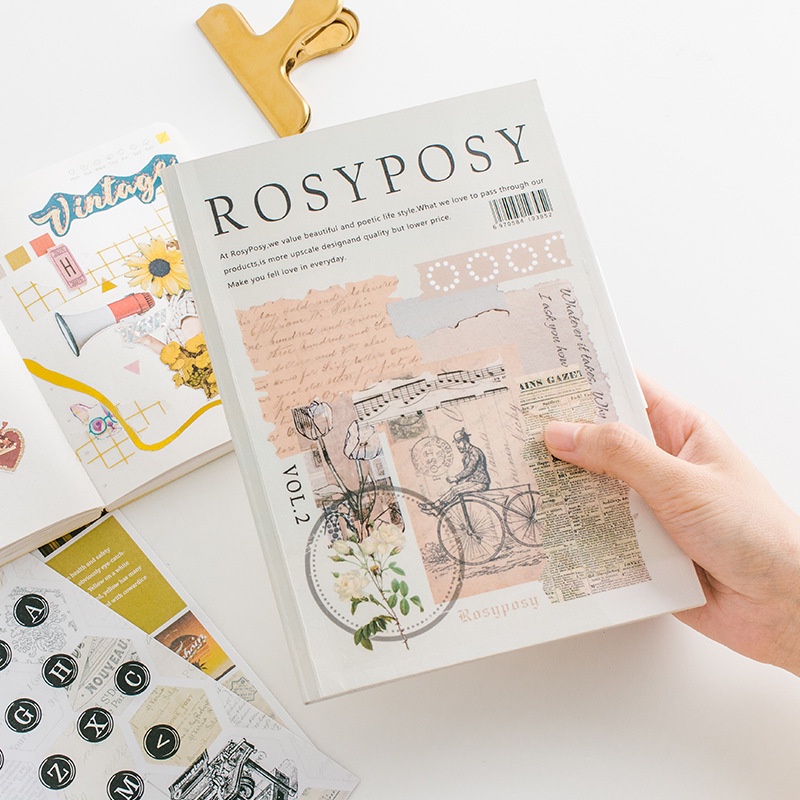 STI52 Quyển sticker Rosy Posy vol.2 - 20 trang