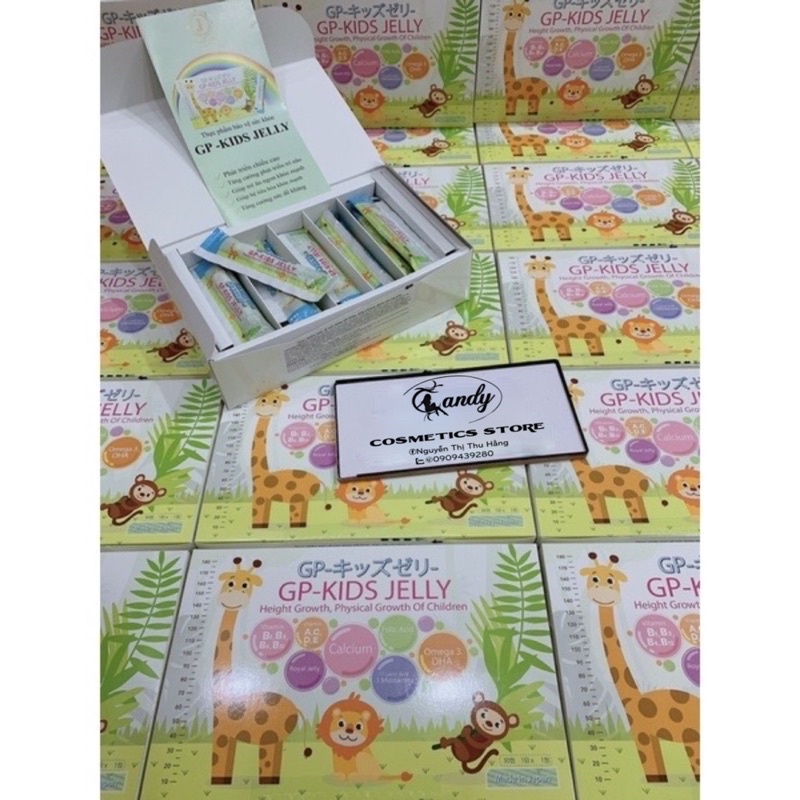 Thạch Tăng Chiều Cao GP-KIDS JELLY Nhật Bản - Hộp 30 Gói