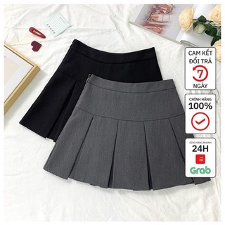 Chân váy xếp ly to lưng cao nữ m037