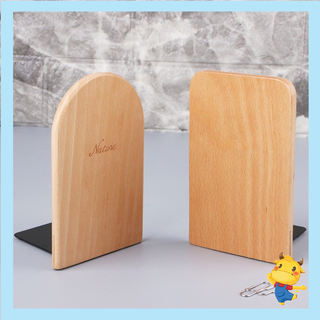 Kệ giữ sách để bàn bằng gỗ tự nhiên chống trượt trang trí tinh tế