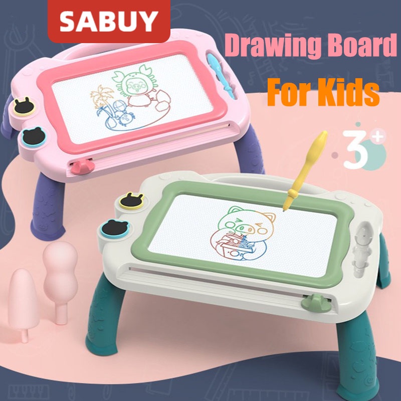 SABUY Kids Magnetic Đồ chơi Bàn vẽ Trẻ em Bàn vẽ Hoạt hình Dễ thương Nghệ thuật Giáo dục Đồ chơi giáo dục