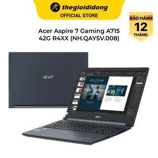 Laptop Gaming Acer Aspire 7 A715 42G R4XX R5 5500U/8GB/256GB/4GB GTX1650/15.6"F/Win11/(NH.QAYSV.008)/Đen