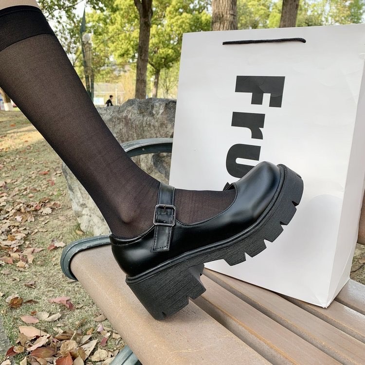 giày Oxford cao gót mũi vuông thời trang hàn quốc 5692 | BigBuy360 - bigbuy360.vn