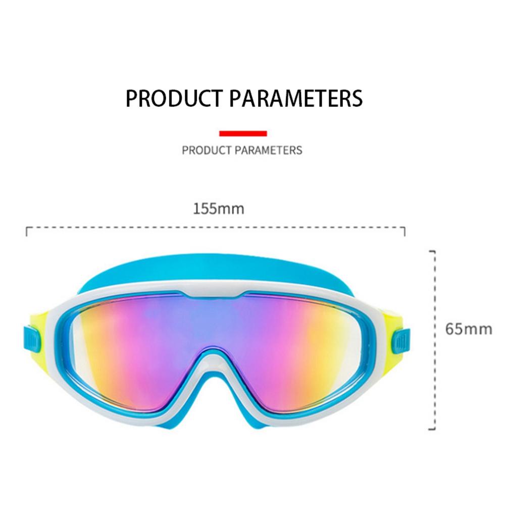 Kính Bơi Silicone Mềm Chống Sương Mù &amp; Tia UV Có Nút Bịt Tai Cho Youth