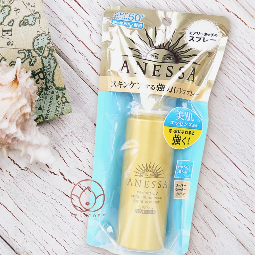 XỊT CHỐNG NẮNG ANESSA AQUA BOOSTER UV SPF50+ PA++++