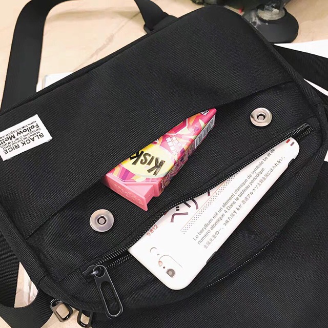 Túi đeo chéo thời trang unisex nhiều ngăn tiện dụng