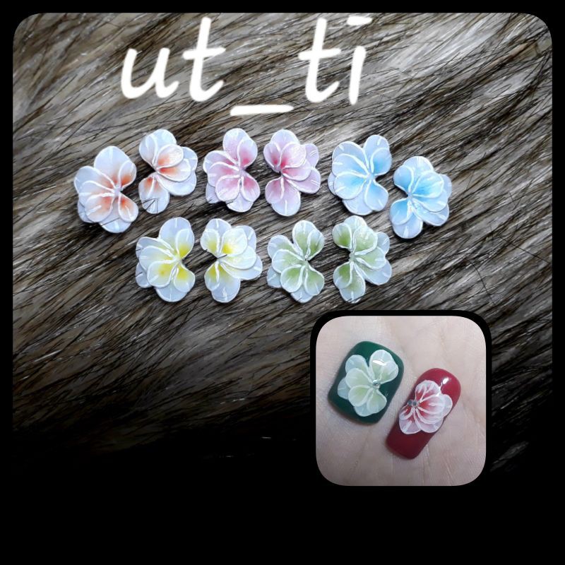 hoa bột nail,hoa ẩn,hoa nổi