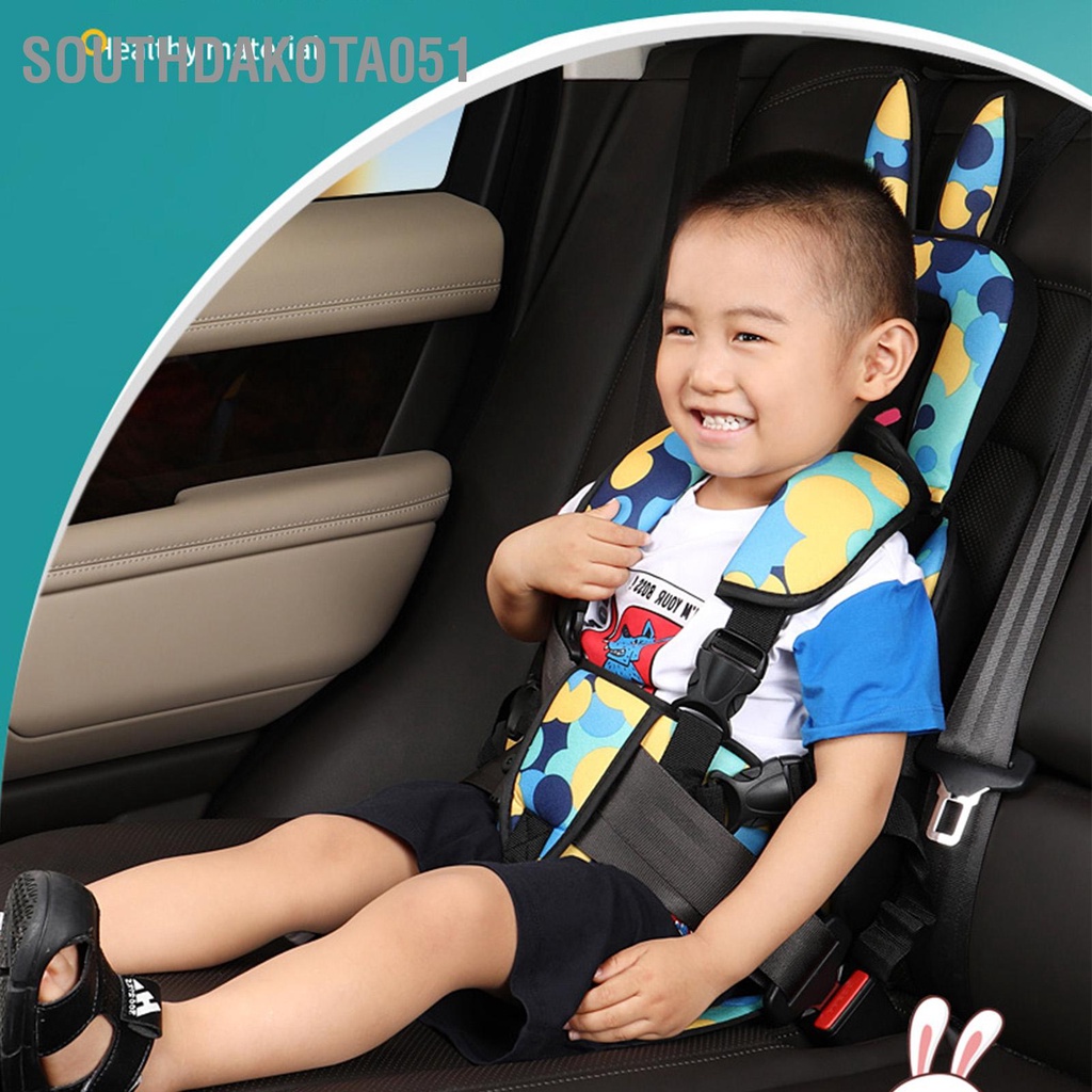 [Hàng HOT] Ghế ngồi ô tô cho bé - Đai an toàn cho bé thoáng khí Hình dạng hoạt hình dễ thương (trẻ em dưới 12 tuổi)【Southdakota051】