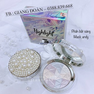 Phấn Bắt Sáng Mack Andy sẵn 2 tone màu