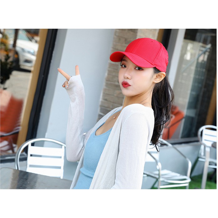Mũ nón lưỡi trai nữ nửa đầu bo chun sau