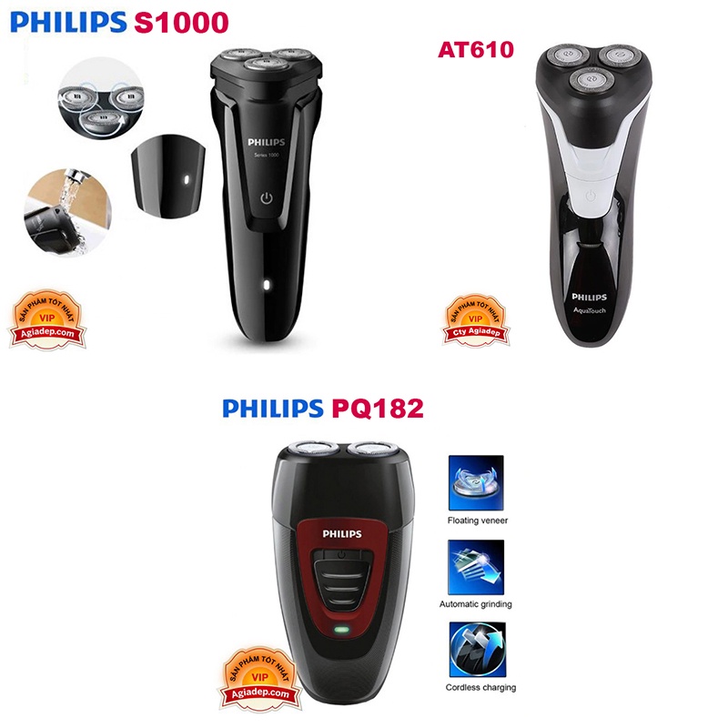 Dao cạo râu Hàng hiệu Philips Các Loại tổng hợp