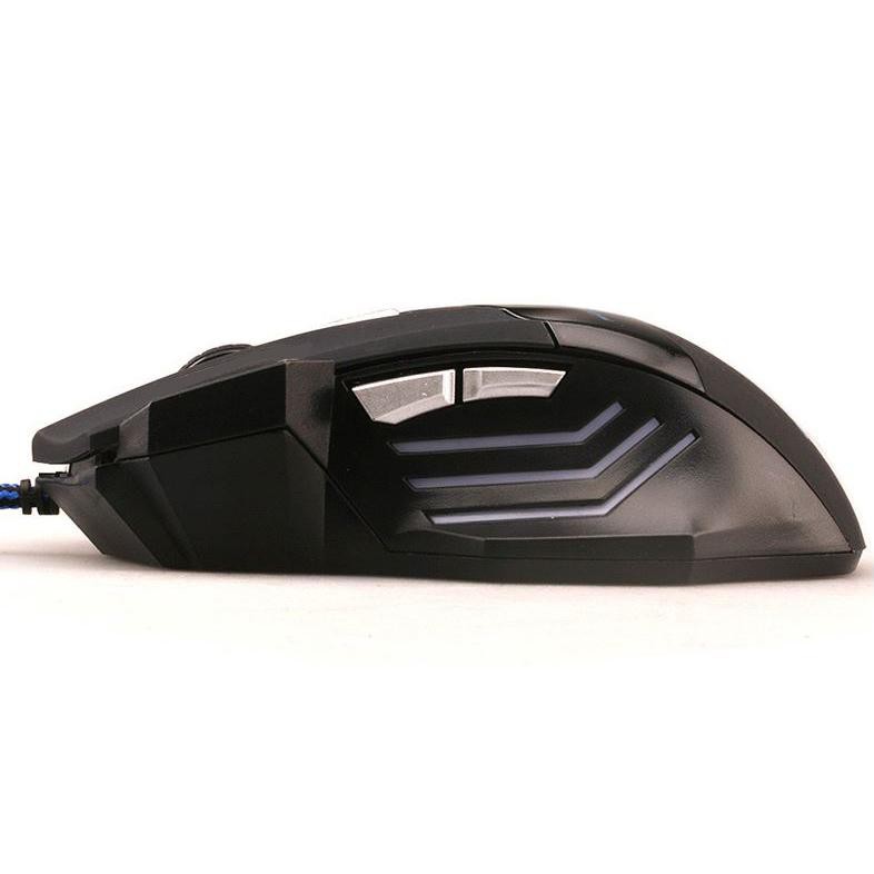 Chuột chơi game có dây Dragon X3 7 nút bấm led 7 màu DPI lên đến 5500 siêu mượt dây dài bọc dù chắc chắn -DC1250