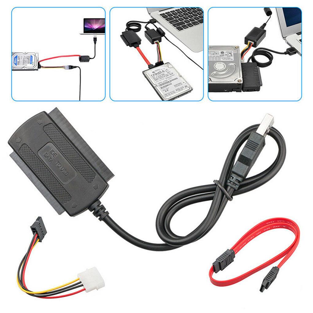 Cáp ChuyểN USB Sang SATA / PATA / IDE 2 0 Cho Ổ CứNg DVD