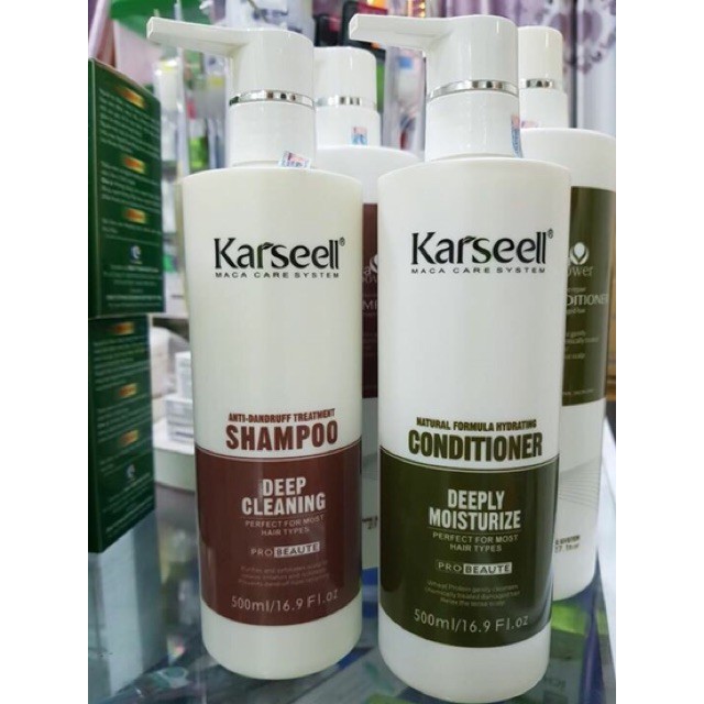 XẢ KHO CẶP GỘI XẢ TRỊ BÃ NHỜN-TRỊ GẦU -PHỤC HỒI KARSEELL 500ML | BigBuy360 - bigbuy360.vn