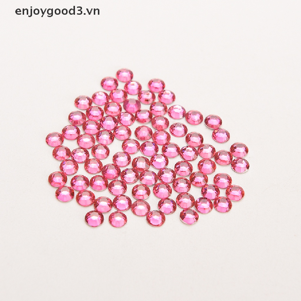 Set 1000 hạt đá pha lê tròn dùng trang trí móng 4mm DIY