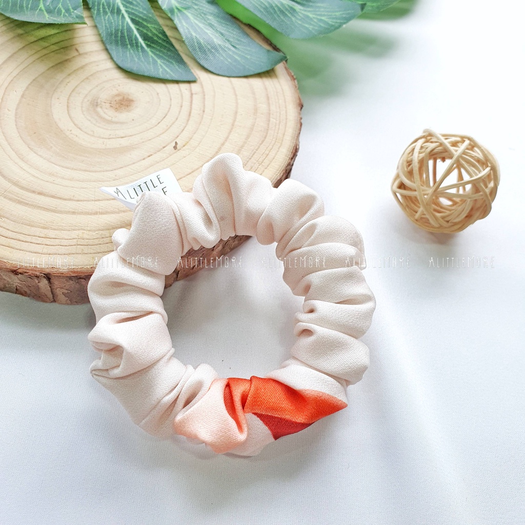 Dây Buộc Tóc Scrunchies Mini AlittleMORE Nhỏ Xinh Vải Cao Cấp Cột Tóc Đẹp