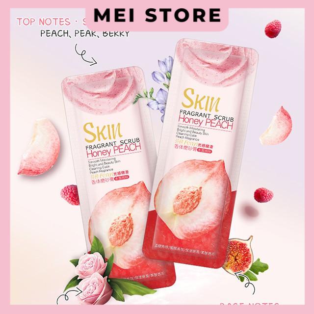 Gel Tẩy Tế Bào Chết Đào Fenyi Skin Honey Peach Gói Nhỏ Tiện Dụng 3g