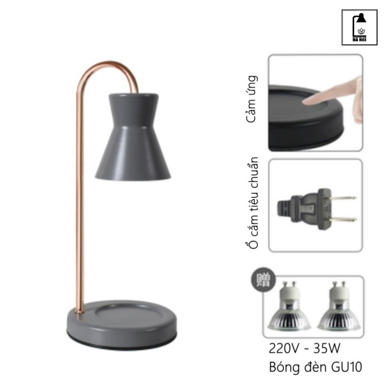 Đèn đốt nến thơm – Cảm ứng - 4 Màu