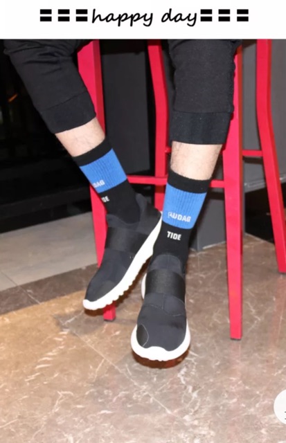 Vớ tất cao cổ phối màu hàng Quảng Châu