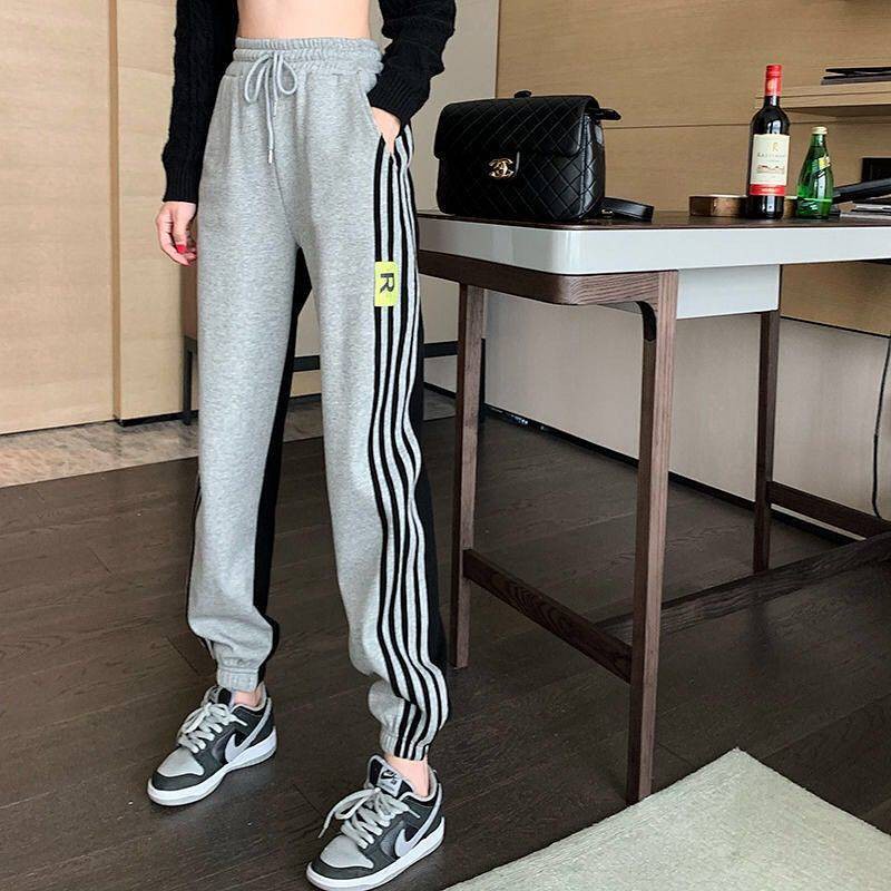 Quần Jogger Thể Thao Cotton Lưng Cao Dáng Rộng Thời Trang Cho Nữ 2021 | BigBuy360 - bigbuy360.vn
