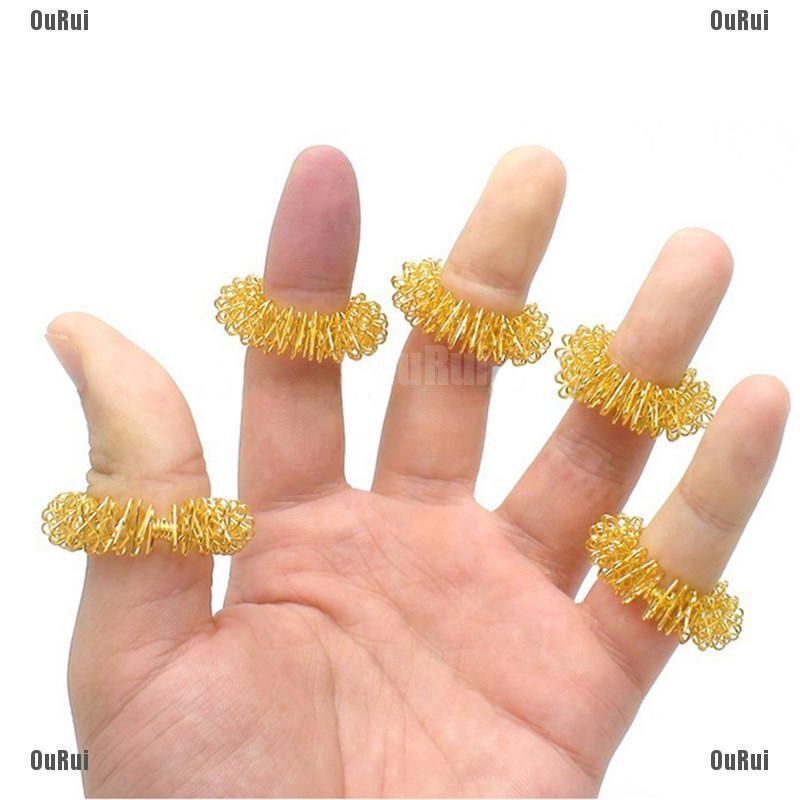 Bộ 5 Nhẫn Mát Xa Ngón Tay Chất Lượng Cao