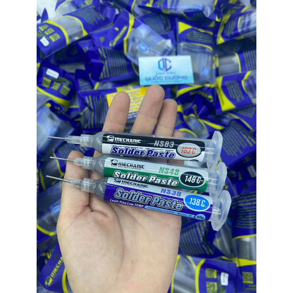 Chì làm chân Mechanic dạng tuýp (138/ 148/ 183độ)