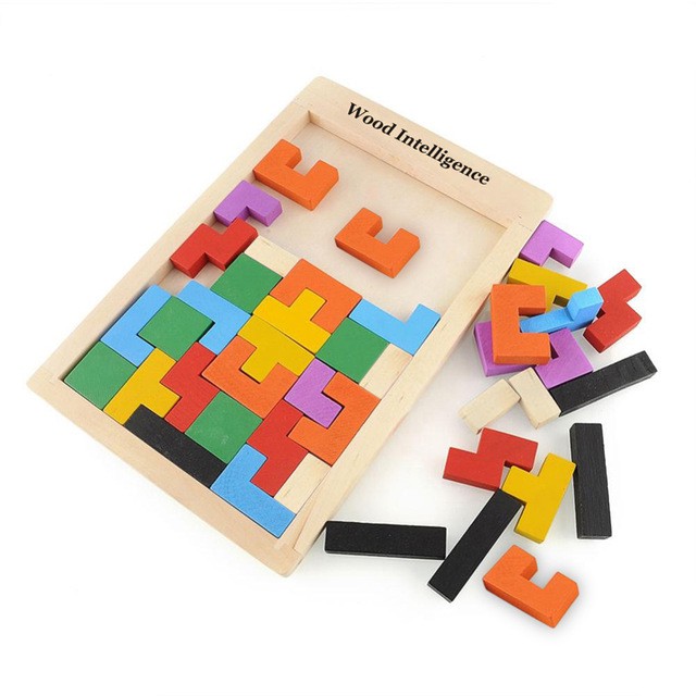 Bộ Đồ Chơi Phát Triển Trí Tuệ Cho Bé Tetris Wood Intelligence