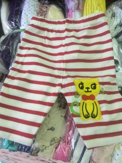 Sét 5 Quần legging thêu bé gái