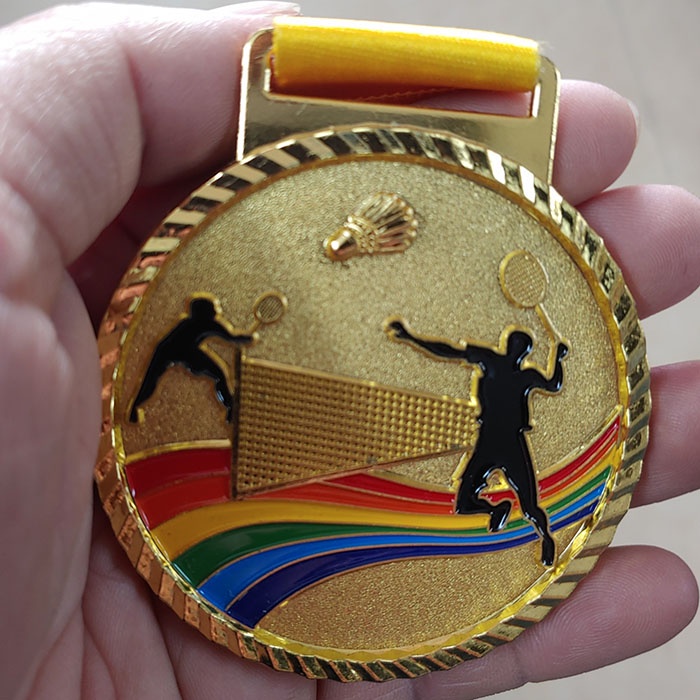 [Free in ấn - dán logo] Huy chương lưu niệm cầu lông