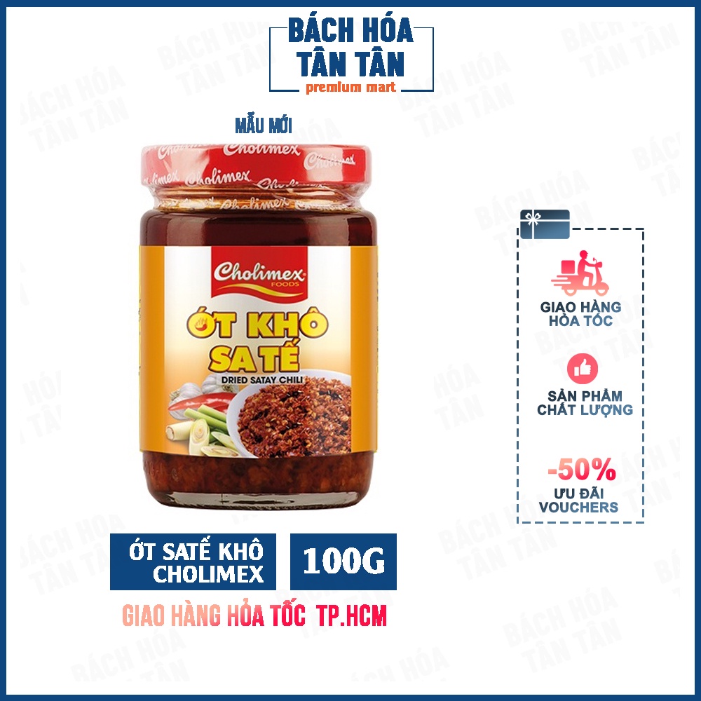 Ớt khô sa tế Cholimex 100g thơm ngon chính hãng, date mới mẫu mới