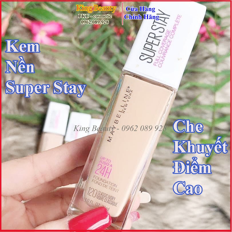 Kem Nền Maybelline Super Stay Full Coverage Foundation ( hàng chính hãng )