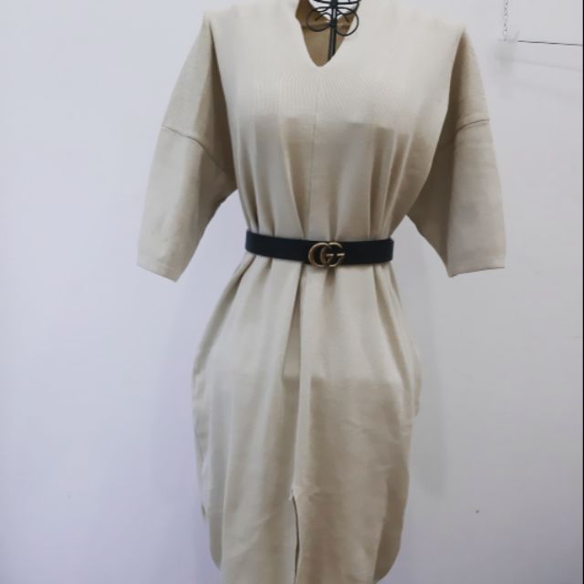 Đầm len tay lỡ