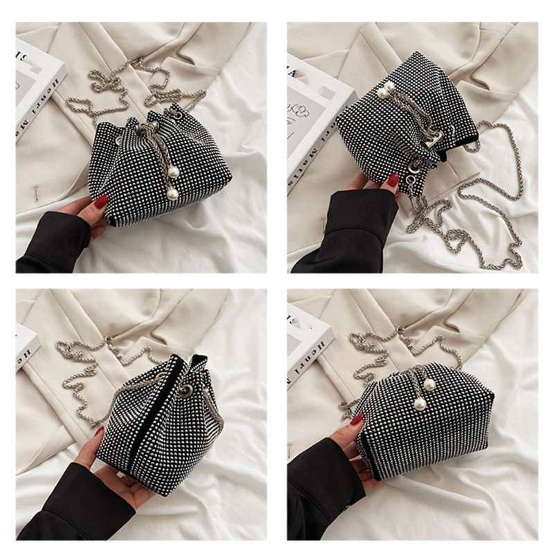 Túi Đeo Chéo Vai Đính Đá Thời Trang Dành Cho Nữ