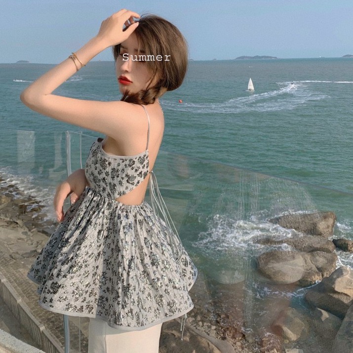 Áo sơ mi nữ hai dây Emilyshop