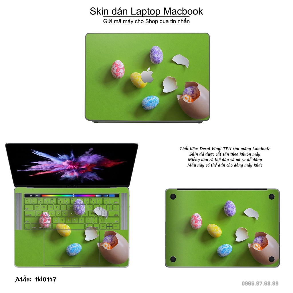 Skin dán Macbook mẫu thiết kế (đã cắt sẵn, inbox mã máy cho shop)