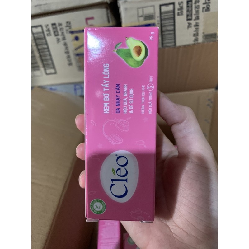 Kem tẩy lông-kem triệt lông dành cho da nhạy cảm Cleo Avocado Hair Removal Cream Sensitive Skin | BigBuy360 - bigbuy360.vn