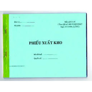 [Buôn sỉ tận xưởng] Sổ xuất kho loại dày