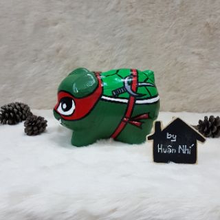 Heo đất handmade - Ninja rùa
